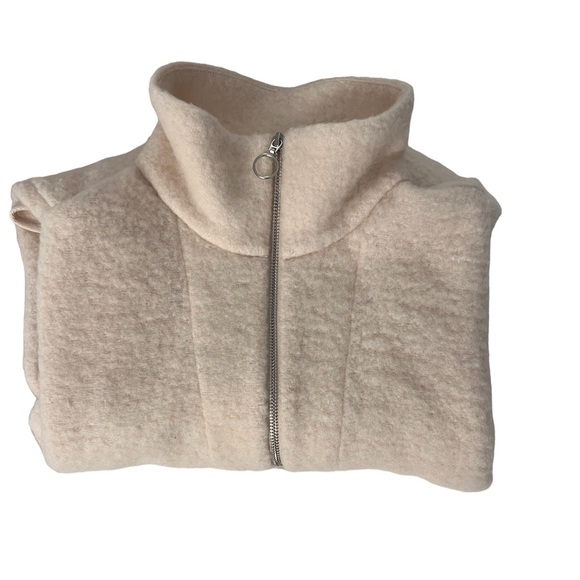 & Other Stories 100% Wool Half Zip Oversized Sweater Size XS - Picture 5 of 7